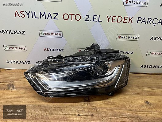 AUDİ A4 SOL FAR CAMI SIFIR 2012-2015 UYUMLU BEYİNLİ 8K0941043C