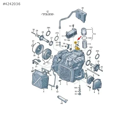 02E321397G ORJİNAL  DESTEK YATAĞI