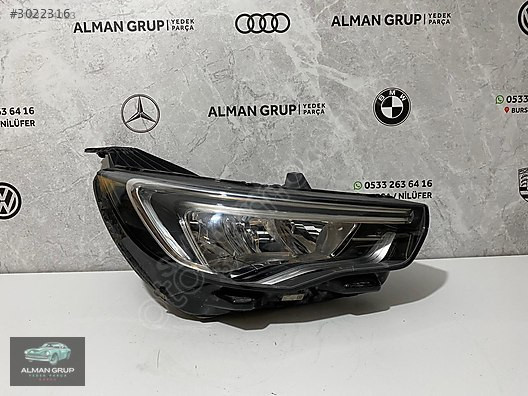 OPEL GRANDLAND X FULL LED SAĞ FAR ORJİNAL