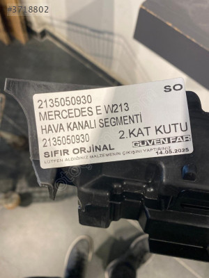 MERCEDES E W213 HAVA KANALI SEGMENTİ 2135050930 SO