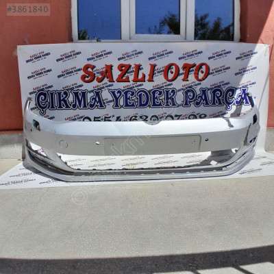 2013/2016 VOLKSWAGEN GOLF7 ÖN TAMPON ORJİNAL ÇIKMA GRİ