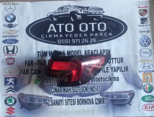 OPEL ASTRA K ORJİNAL CIKMA SAĞ STOP N