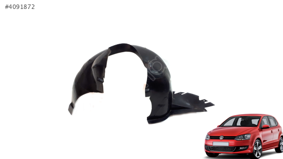 6R0809957F VW POLO 09-16 SOL ÇAMURLUK DAVLUMBAZI