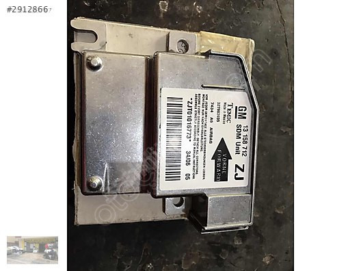 13158712 opel meriva airbag beyini ORJİNAL OTO OPEL