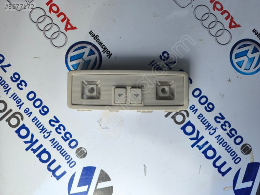 Volkswagen Golf 7 Tavan Lambası Gri LED 5G0947291K Orijinal