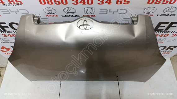 TOYOTA YARİS MOTOR KAPUTU ÇIKMA ORJİNAL YEDEK PARÇA 00-05