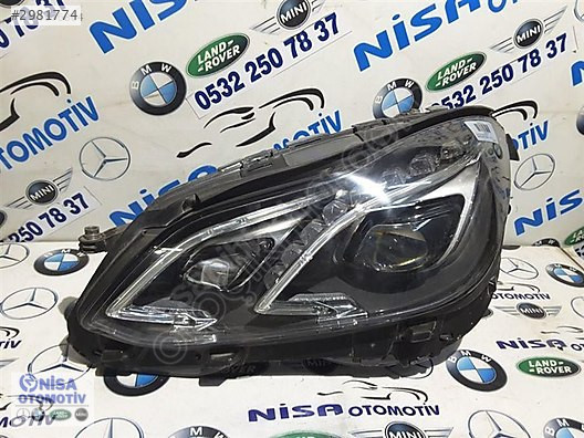MERCEDES E SERİSİ W212 KASA SOL FAR MAKYAJLI XENON A2128205539