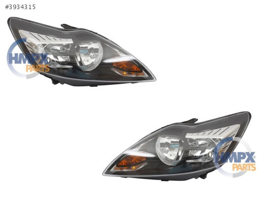 Ön Sağ- Sol ön Far lamba Takımı Siyah | Ford Focus 2,5 2008-2011