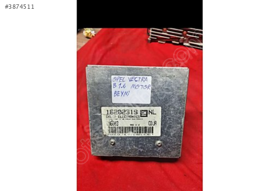OPEL VECTRA B 1.6 MOTOR BEYNİ 16202319