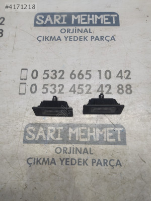 ÇIKMA AUDİ A3 SEDAN BAGAJ KAPAĞI PLAKA LAMBASİ