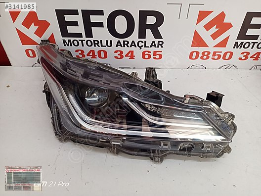 TOYOTA COROLLA PASSİON SAĞ FAR ÇIKMA ORİJİNAL PARÇA 2019-2024