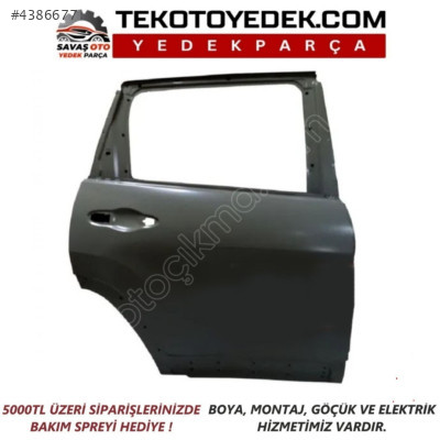 KL CHEROKEE ARKA KAPI SAĞ SOL 2015 VE ÜZERİ / KAMPANYA