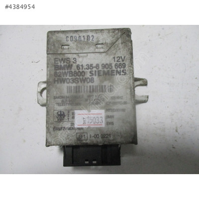 BMW E39 E46 İmmobilizer Beyni 61.35-6905669 EWS 3