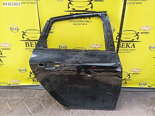 OPEL ASTRA J SAĞ ARKA KAPI SİYAH ÇIKMA ORJİNAL YEDEK PARÇA