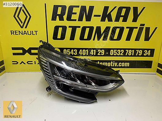 RENAULT MEGAN 4 İCON SAĞ FAR LEDLİ 2022-2023 ÇIKMA ORJ RENKAY