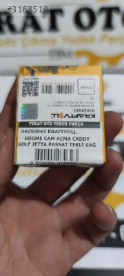 04050043 KRAFTVOLL DÜGME CAM AÇMA CADDY GOLF JETTA PASSAT TEKL