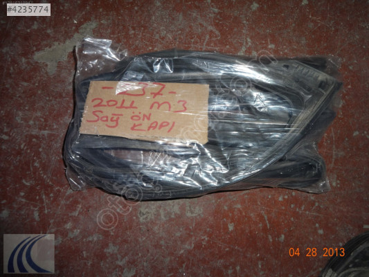 MAZDA 3 2012 ÇIKMA SAĞ ÖN KAPI FİTİLİ