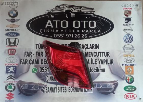 TOYOTA YARIS ORJİNAL ÇIKMA SOL STOP