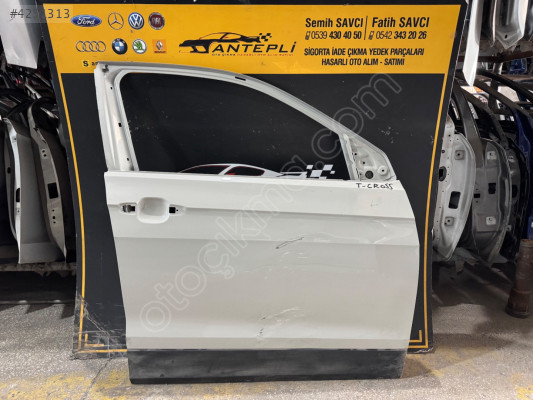VOLKSWAGEN T-CROSS SAĞ ÖN KAPI ÇIKMA ORİJİNAL