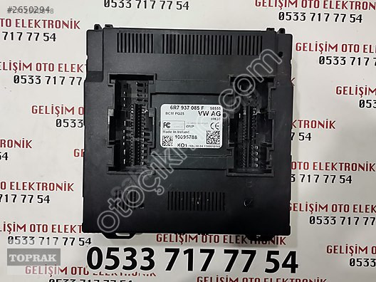 6R7937085F SKODA FABIA BCM ÜNİTESİ