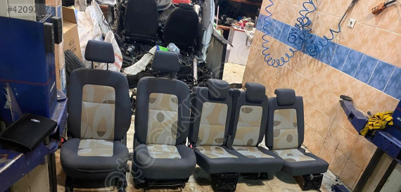 Ford connect sarı siyah koltuk takımı çıkma orjinal 2003-2013