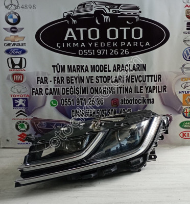 VOLKSWAGEN ARTEON ORJİNAL ÇIKMA SOL FAR
