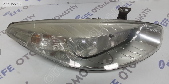 renault fluence çıkma orjinal sağ far (son fiyat)