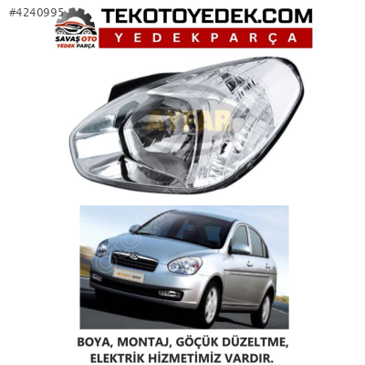 ACCENT ERA ÖN FAR SAĞ SOL 2006 2007 2008 2009 2010 2011 KAMPANYA