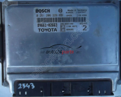Toyota Corolla 1.4 Vvti Ecu Beyin / 89661-02663 / 0261206229