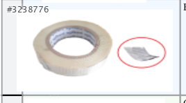 EGEBANT GL96 2.5 CM.50M.CAM ELYAF YAPISKANLI SILIKON SETIT BANT