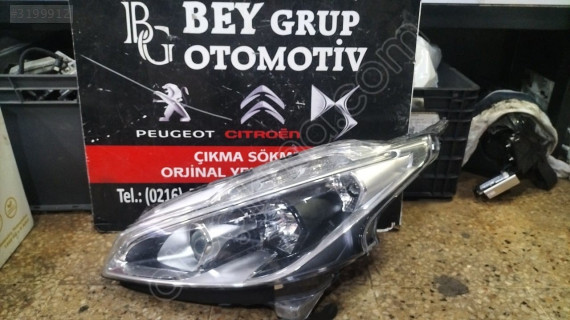 PEUGEOT 208 SOL ÖN FAR ORİJİNAL ÇIKMA YEDEK PARÇA