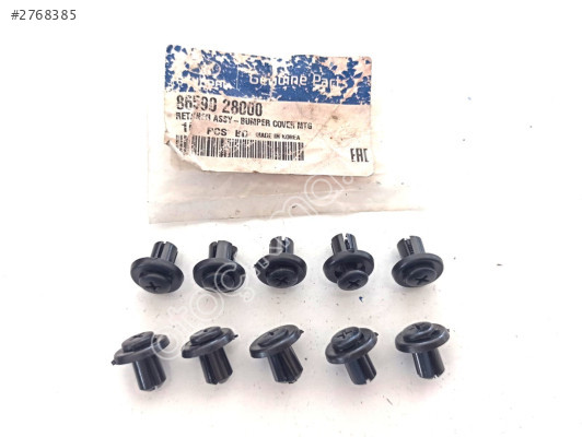 Hyundai Accent Tampon Davlumbaz Klipsi Orj. (10'lu Paket)