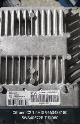 Citroen C2 1.4HDI 9663483180 5WS40572B-T