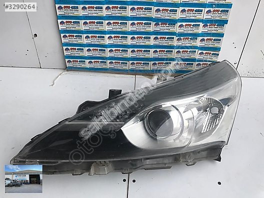 OTO CEM DEN TOYOTA VERSO 2013 2018 ÇIKMA SOL FAR LEDLİ MERCEKLİ