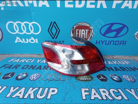 CİTROEN C-ELYSEE PEUGEOT 301 MAKYAJLI KASA SOL STOP