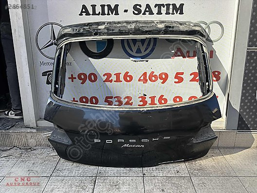 Porshe macan bagaj kapağı