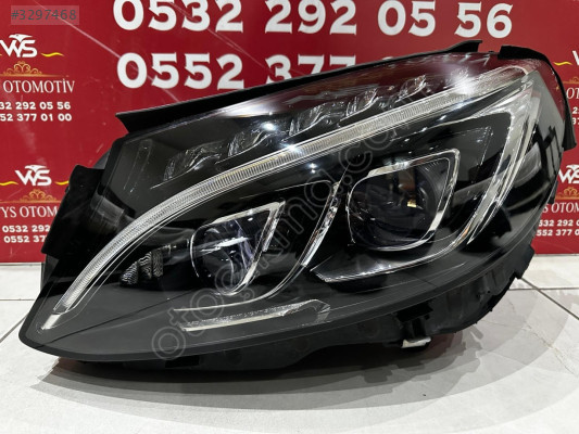 2015-2019 Mercedes C Serisi W205 Çift Mercek Sol Far A2059068701