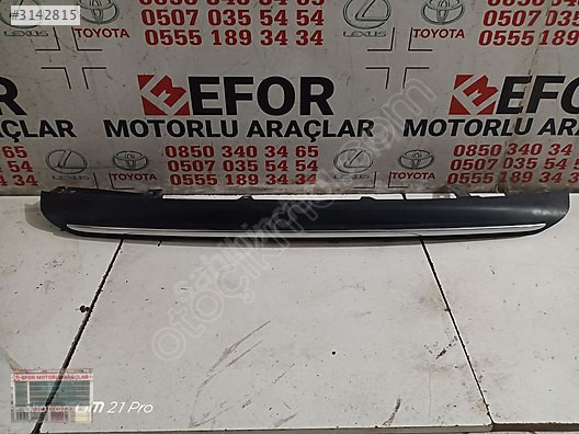 TOYOTA AURİS ARKA TAMPON ALT DİFİZÖRÜ ÇIKMA ORİJİNAL 2015-2018