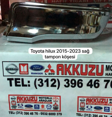 TOYOTA HİLUX 2015-2023 SAĞ TAMPON KÖŞESİ