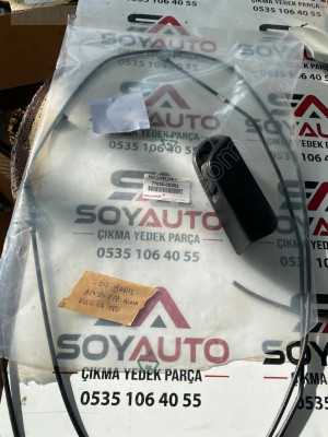 2015 Toyota yaris benzin depo kapağı açma mandalı ve teli Orjinal
