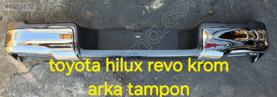 TOYOTA HİLUX REVO KROM ARKA TAMPON