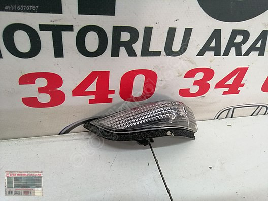 TOYOTA YARİS SAĞ AYNA SİNYALİ ÇIKMA ORJİNAL PARÇA 2012-2019