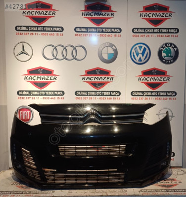 CİTROEN JUMPY DOLU SİYAH ÖN TAMPON HATASIZ BOYASIZ ORJINAL ÇIKMA