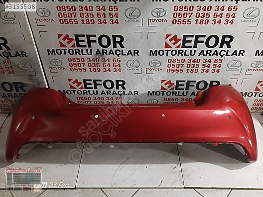 TOYOTA YARİS ARKA TAMPON ÇIKMA ORİJİNAL PARÇA 2015-2017