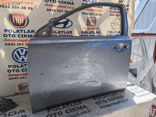 Subaru legacy ön sol kapı Orjinal göçük hasarlı füme 2009-2013
