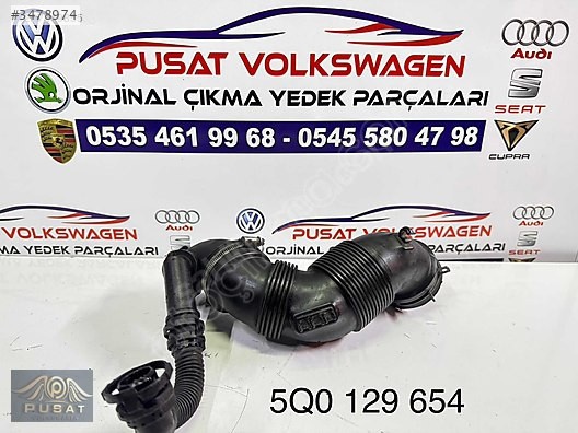 SEAT LEON 1.6TDİ ÇIKMA TURBO BORUSU 5Q0 129 654 0EM KODLU