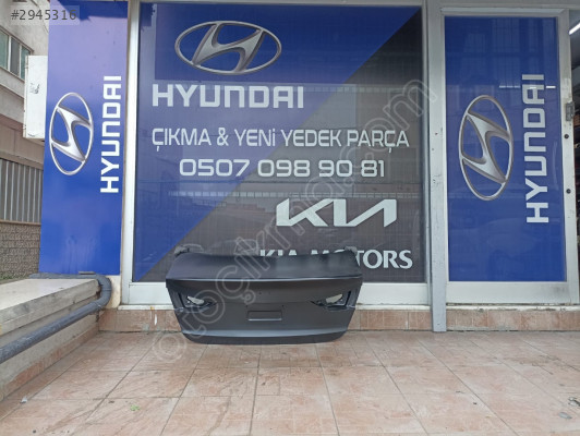 HYUNDAİ ELANTRA 2016-2018 ARKA BAGAJ KAPAĞI SIFIR YAN SANAYİ YEDE