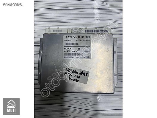 Mercedes W168 A160 Esp Bas Beyni 0265109477 0295454232