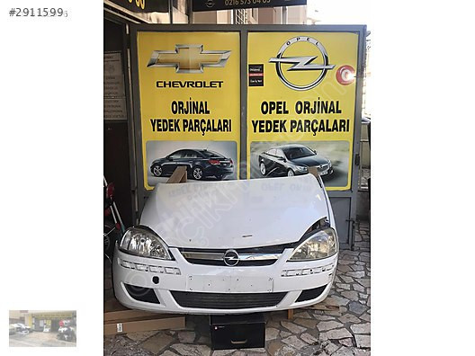Opel corsa c komple ön set kaput tampon far çamurluk