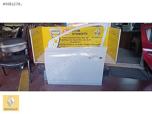 RENAULT TALİANT ÇIKMA ORJİNAL BEYAZ SOL ÖN KAPI VE DİGERLERİ